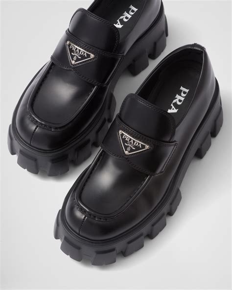 prada mocassini monolith|prada monolith boots men's.